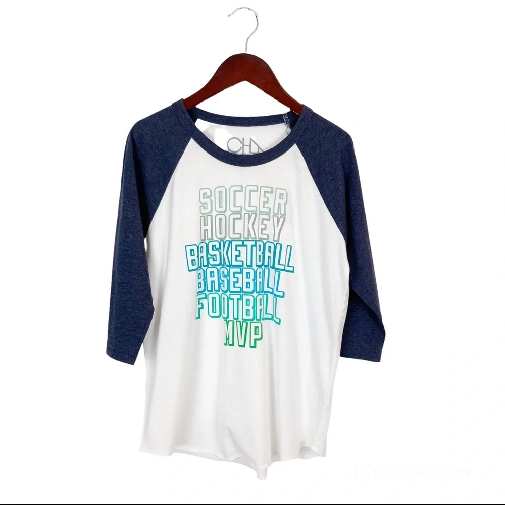 Chaser Kids Sport MVP Baseball Tee Size 14